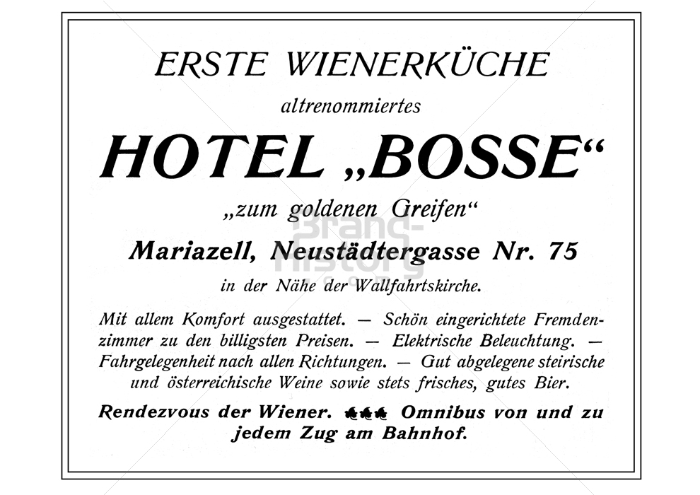 HOTEL "BOSSE", Mariazell