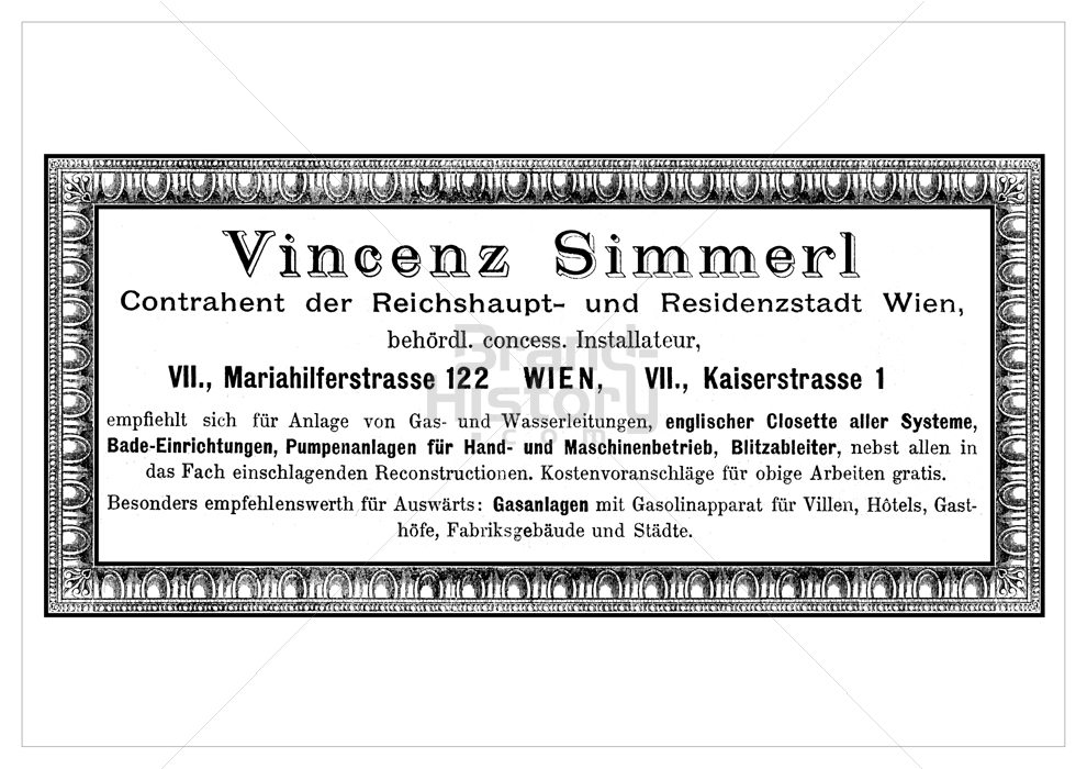 Vincenz Simmerl, Wien