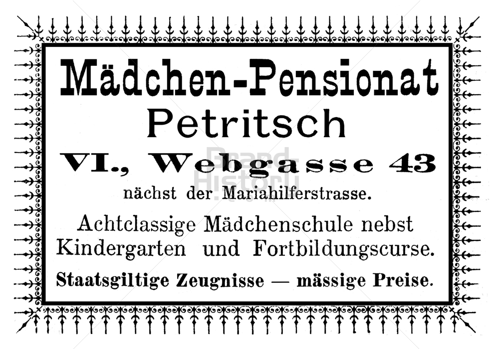 Mädchen-Pensionat Petritsch, Wien