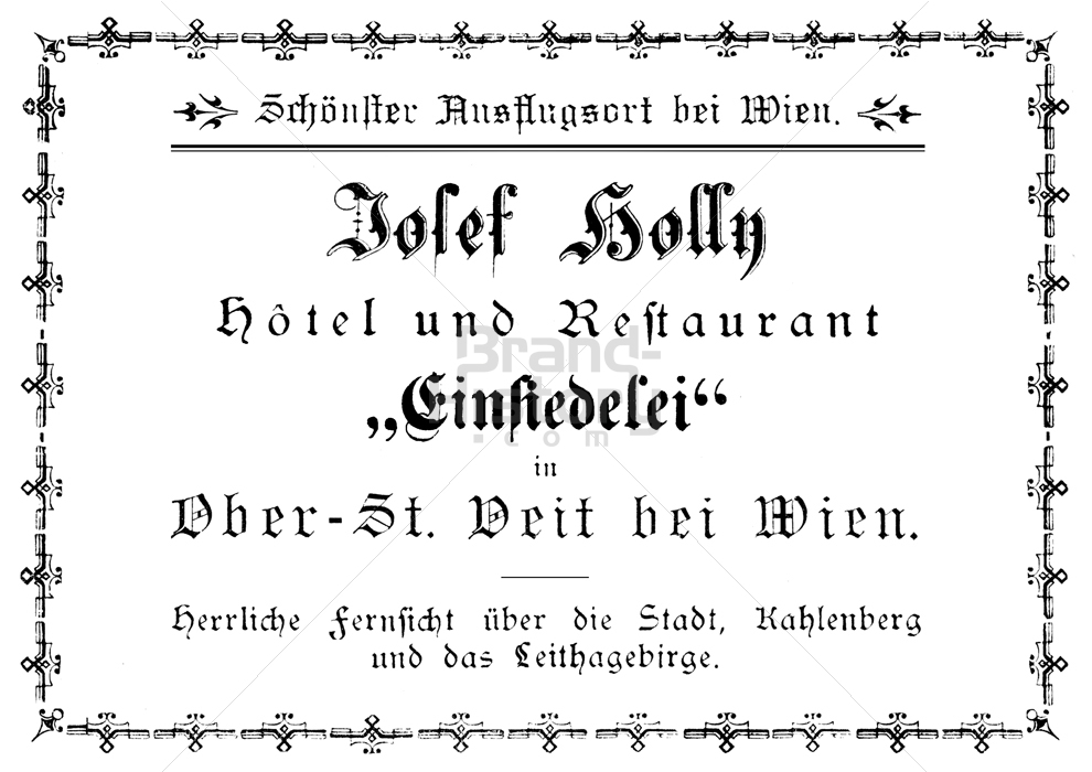 Hotel und Restaurant "Einsiedelei", Ober-St. Veit bei Wien