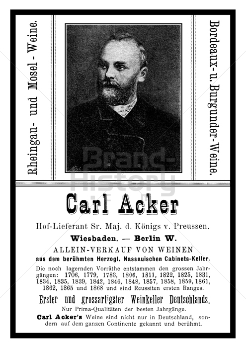 Carl Acker, Wiesbaden-Berlin